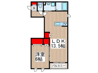 ペルラ・パラッツォ【1階】の間取り