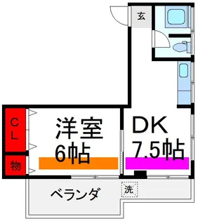 茂森マンション【2階】の間取り