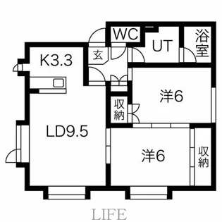 アスコット【2階】の間取り