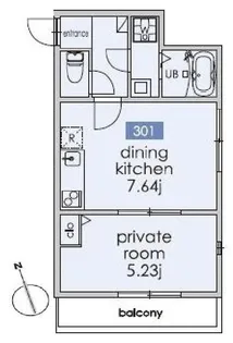 アイガーデン馬込【3階】の間取り