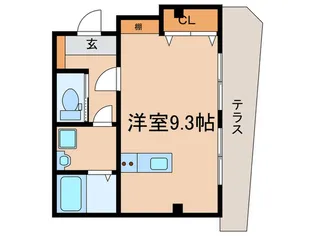 クレール白梅【1階】の間取り