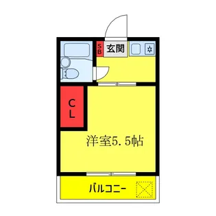 鈴木ハイム【1階】の間取り