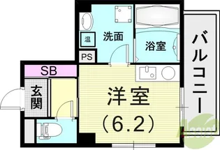 SORA住吉【2階】の間取り