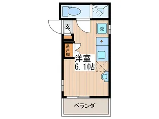 キャスティア一橋学園I【1階】の間取り