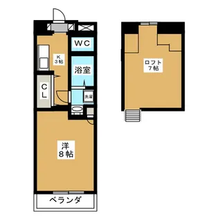 ニューライフ津田沼【2階】の間取り