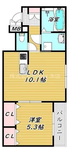 シェール【2階】の間取り