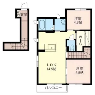 グランメールII【2階】の間取り