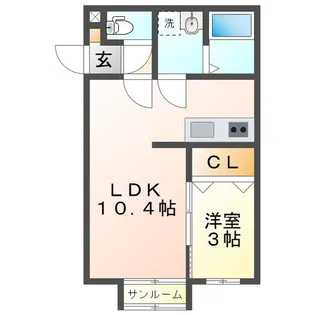 Proud【1階】の間取り