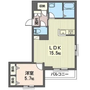 シェパアテリア【2階】の間取り