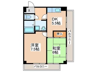 アメニティSRK【3階】の間取り