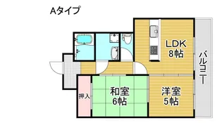 シャトーみかげ【2階】の間取り