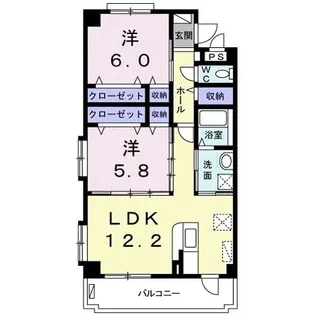 シブリングスMYT【3階】の間取り