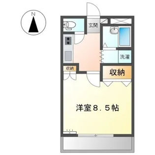 マンションアーク弐番館【2階】の間取り