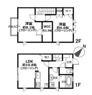 ガーデンテラス【1階】の間取り