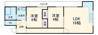 ベイカーズフィールドI【2階】の間取り