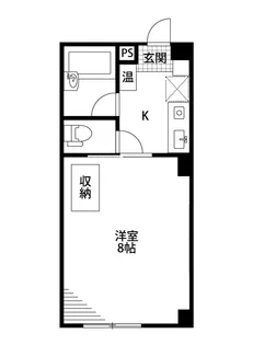 プラザ・ドゥ・ロード【2階】の間取り