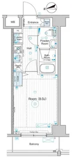 フュージョナル東墨田【4階】の間取り