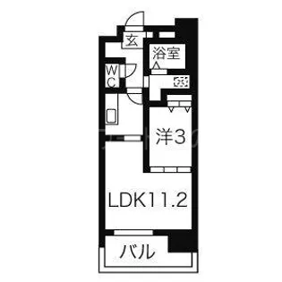 イリオス中島公園【10階】の間取り