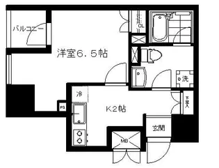 GLANZ【9階】の間取り