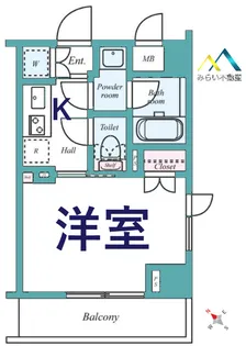 ルーブル新川崎【3階】の間取り