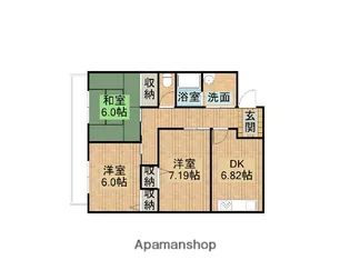 蘭LX【2階】の間取り