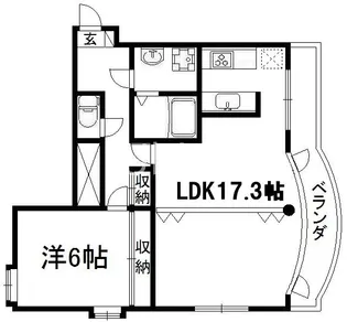 ノースヒルズ【2階】の間取り