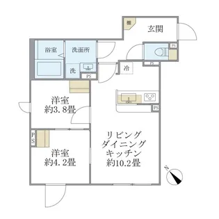EXAM AKASAKA【3階】の間取り