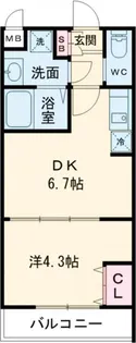 MJC京都EsTRUTH【4階】の間取り