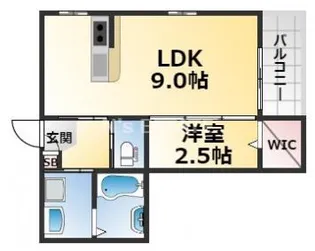 ハイムルーエ【1階】の間取り
