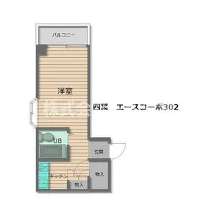 エースコーポ【3階】の間取り