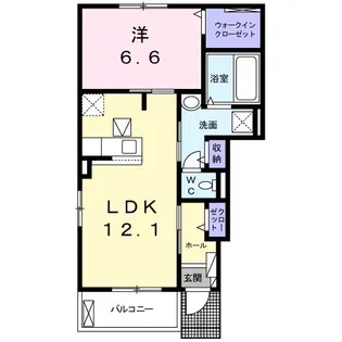 サンライト桜II【1階】の間取り