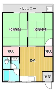 ハイツみなべ【2階】の間取り