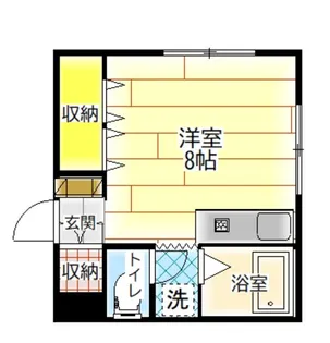 メゾンガリバー【2階】の間取り