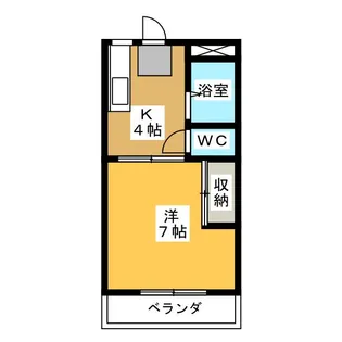 ル・ソレイユII【1階】の間取り