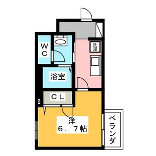 カーサ浮間【3階】の間取り