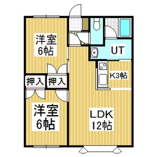 エトワール日吉【2階】の間取り