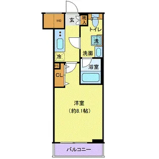 ジェノヴィア東向島スカイガーデン【1階】の間取り