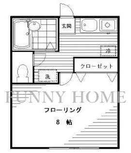 ウエストメゾン【2階】の間取り