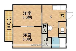 シエラ大坂【2階】の間取り