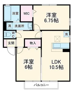 リビングタウン東浦和 B【1階】の間取り