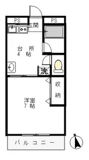 第2キングハイツ【2階】の間取り