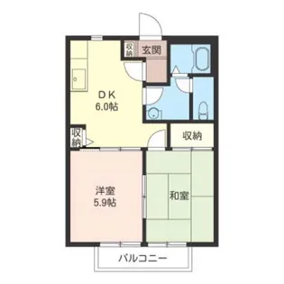 アーバンクレスト宮前平【1階】の間取り