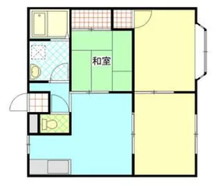 エルディム古田II【1階】の間取り