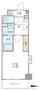 ドミール平和台【3階】の間取り