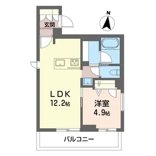 ジェンティーレ金沢文庫【2階】の間取り