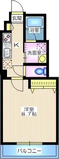 サニーヒルズ東神奈川【1階】の間取り