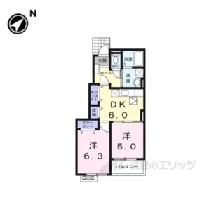 M.フルーレ【1階】の間取り