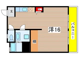 佐野マンション【1階】の間取り