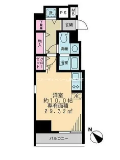 アーク銀座京橋【8階】の間取り