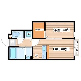 Fine Court【1階】の間取り